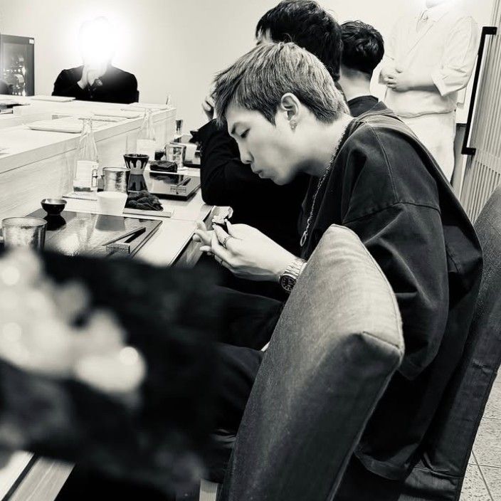 A moment captured by RM (BTS)'s fan