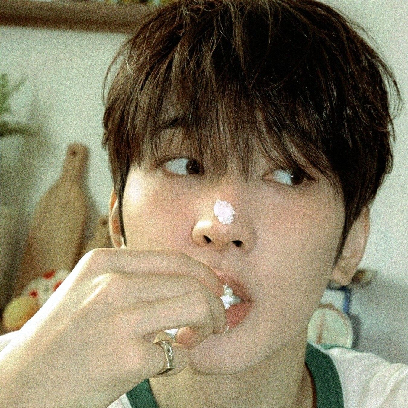 A moment captured by Wonwoo (SEVENTEEN)'s fan