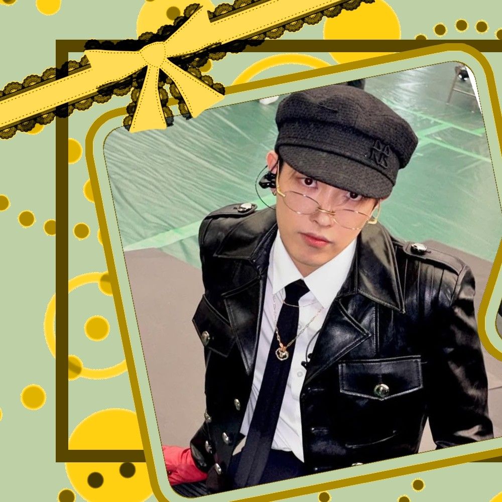 Recent activity shot of Hongjoong (ATEEZ)