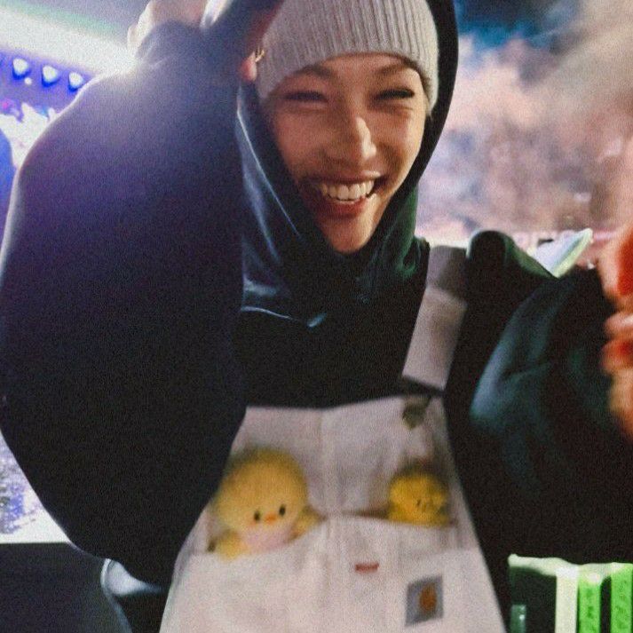 A moment captured by Felix (Stray Kids)'s fan