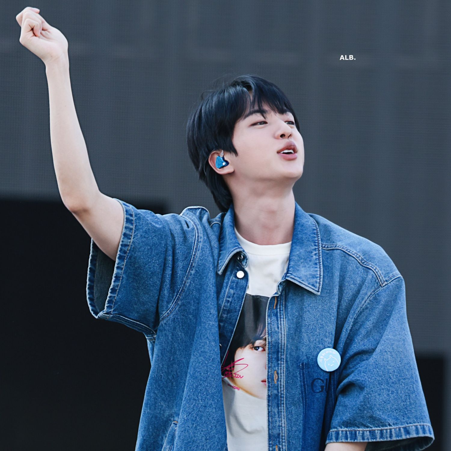 Recent activity shot of Jin (BTS)
