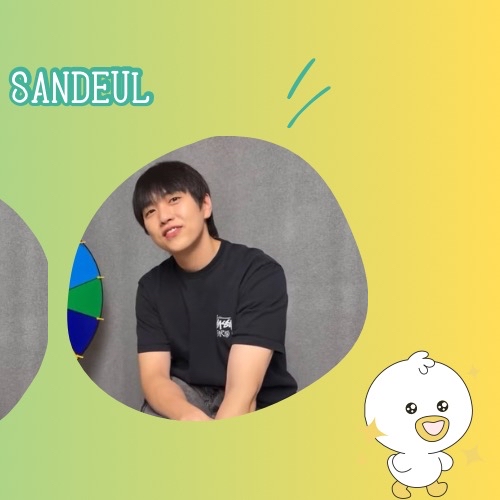 Recent activity shot of Sandeul (B1A4)