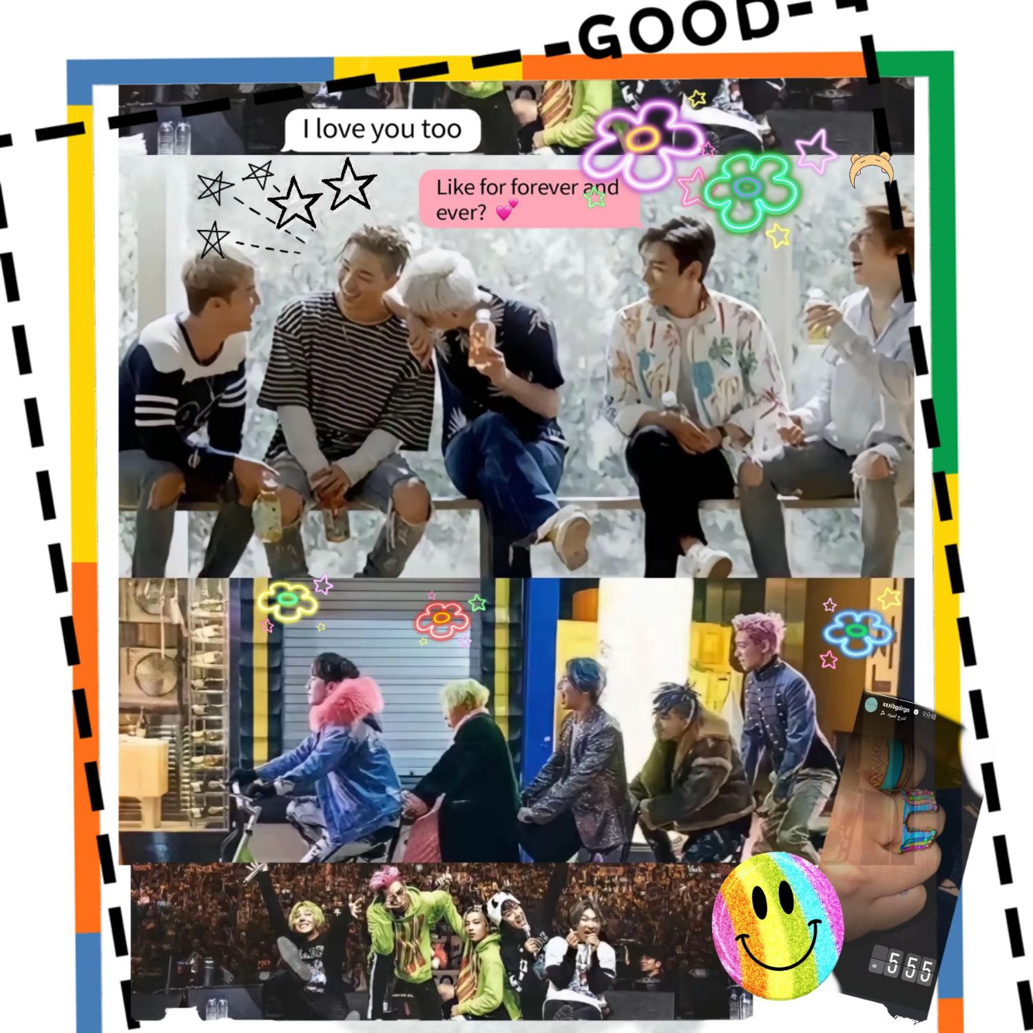 A moment captured by BIGBANG's fan