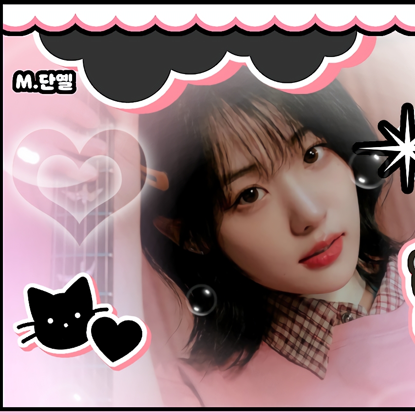 Behind-the-scenes cut of Hina (QWER)