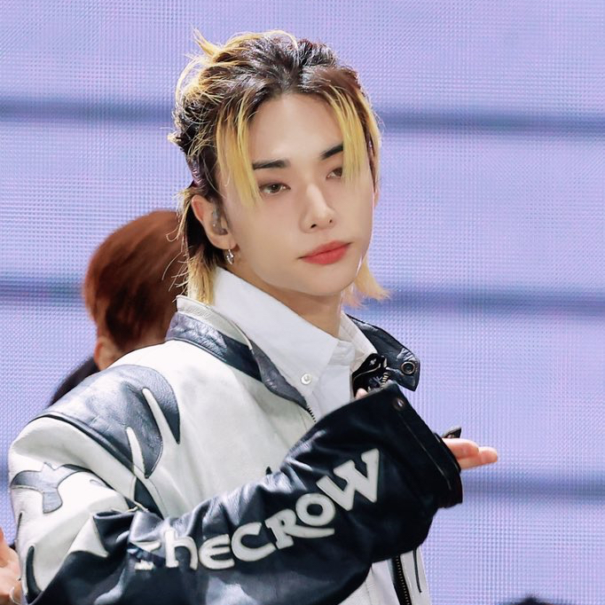 Recent activity shot of Hyunjin (Stray Kids)