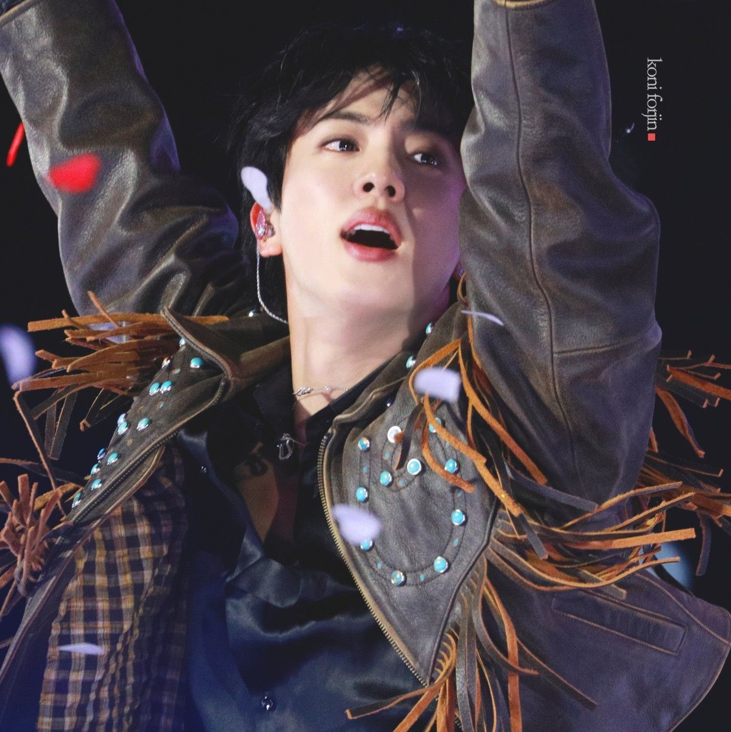 Recent activity shot of Jin (BTS)