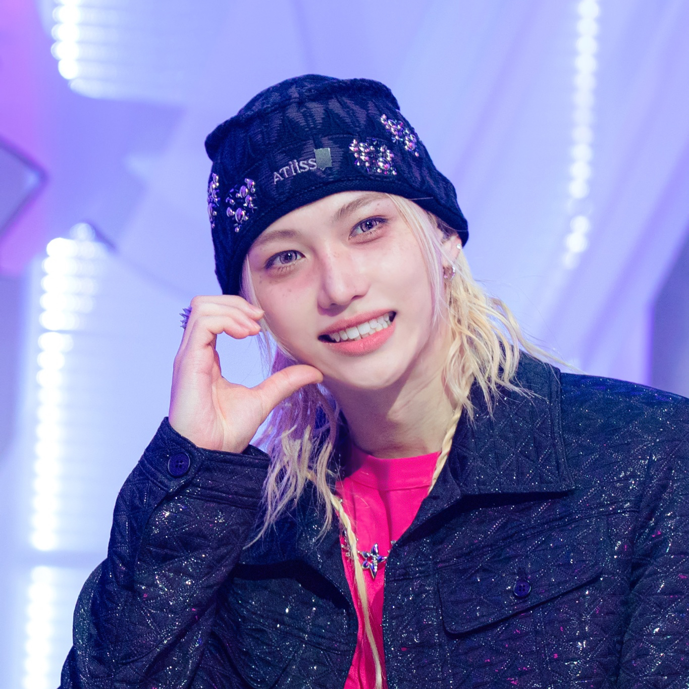 A moment captured by Felix (Stray Kids)'s fan