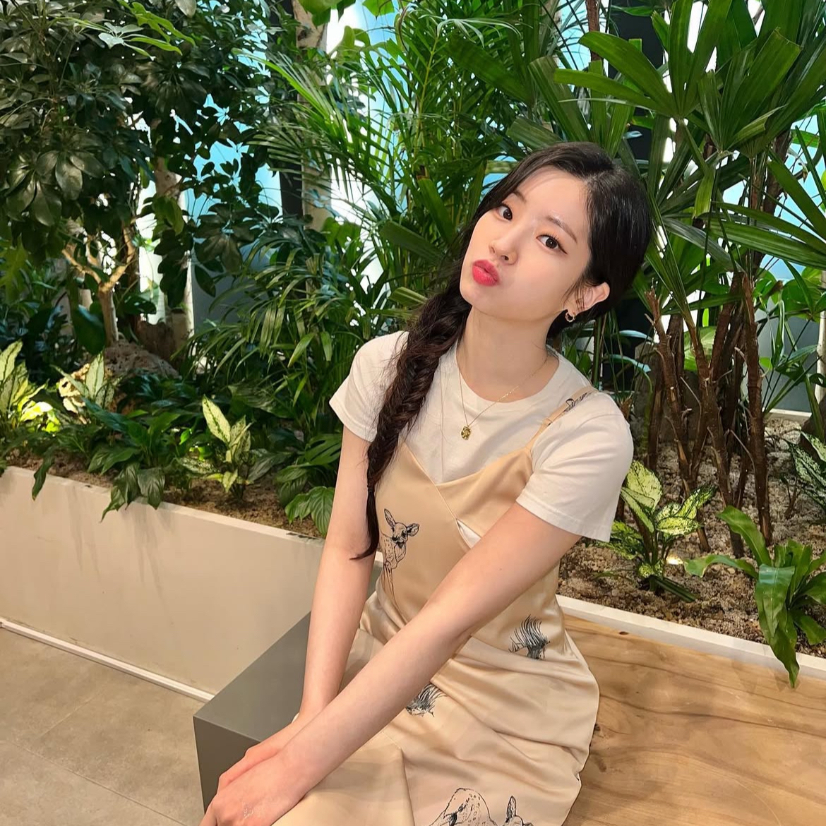 Recent activity shot of Dahyun (TWICE)