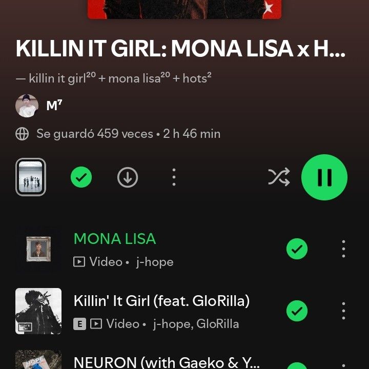 Recent activity shot of j-hope (BTS)