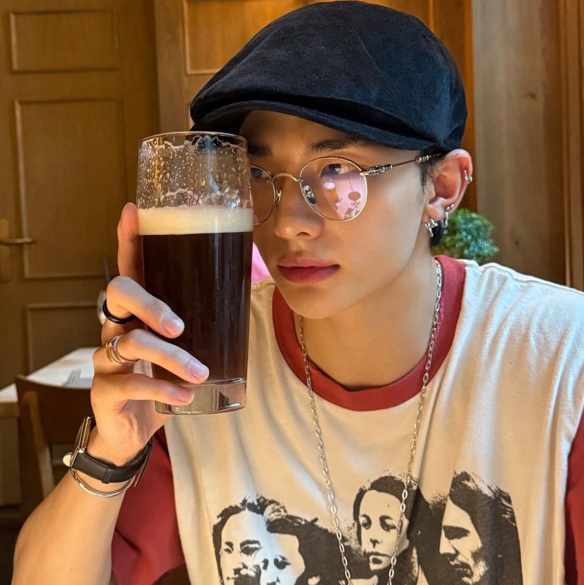 A moment captured by Hyunjin (Stray Kids)'s fan