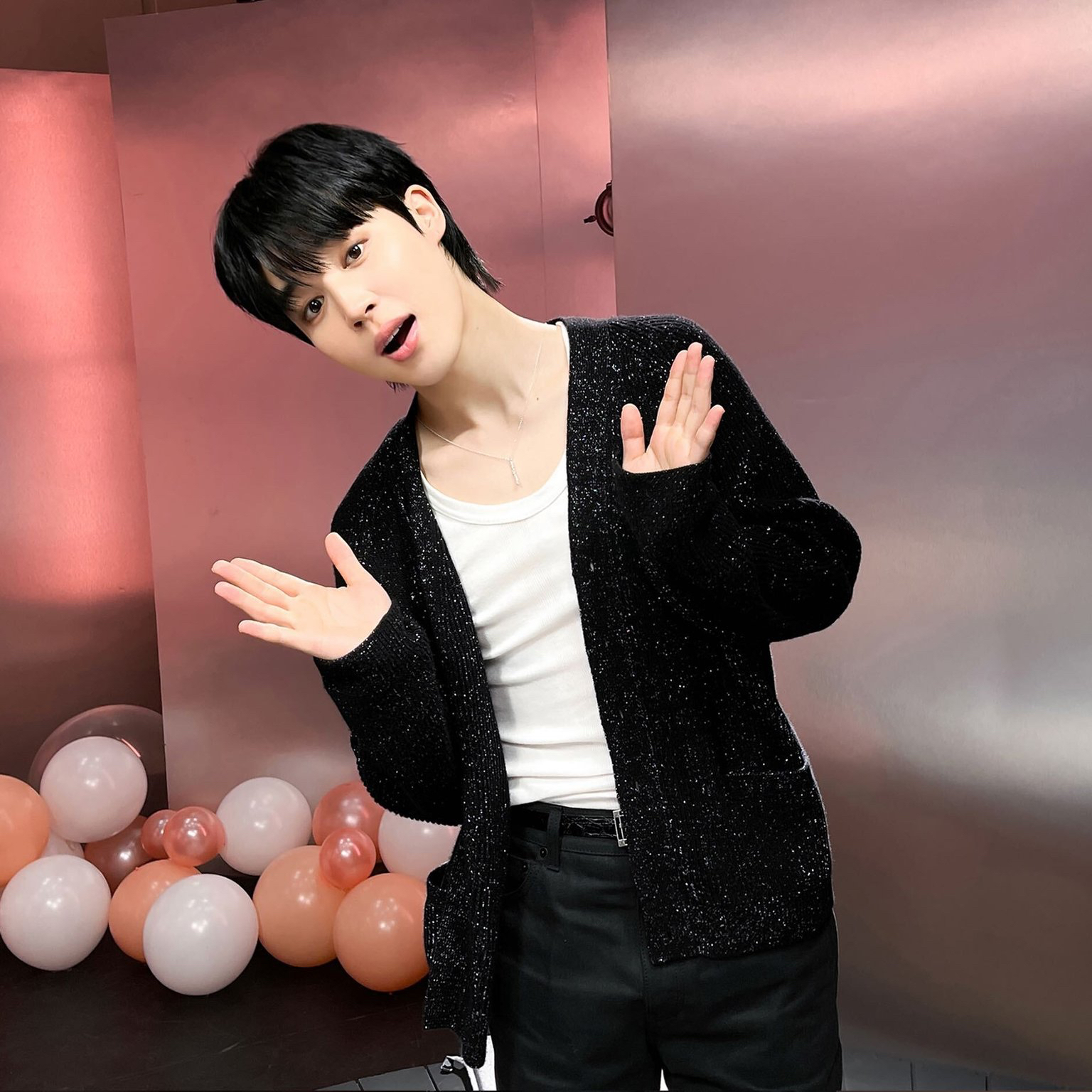 A moment captured by Jimin (BTS)'s fan