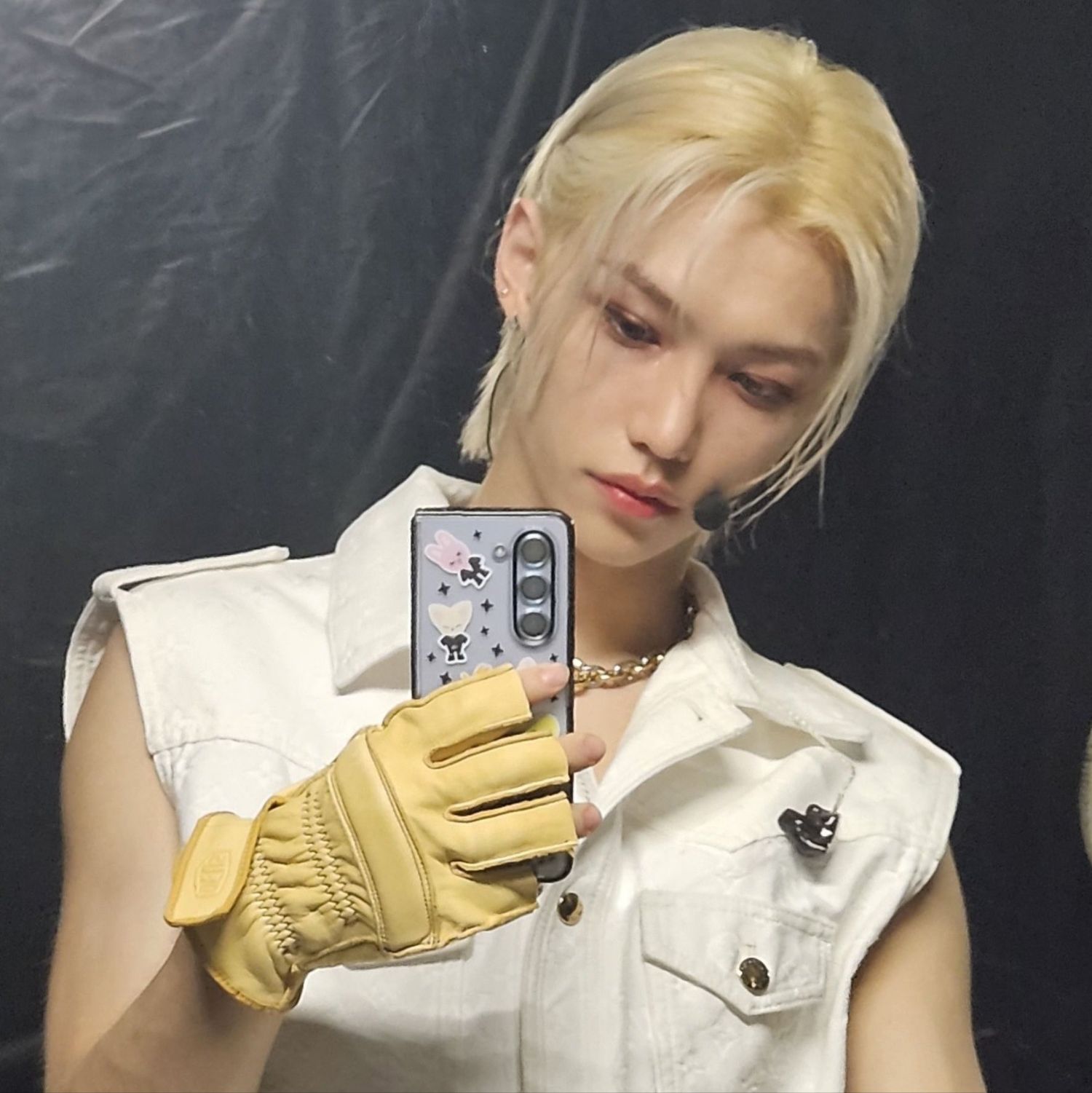 Recent activity shot of Felix (Stray Kids)