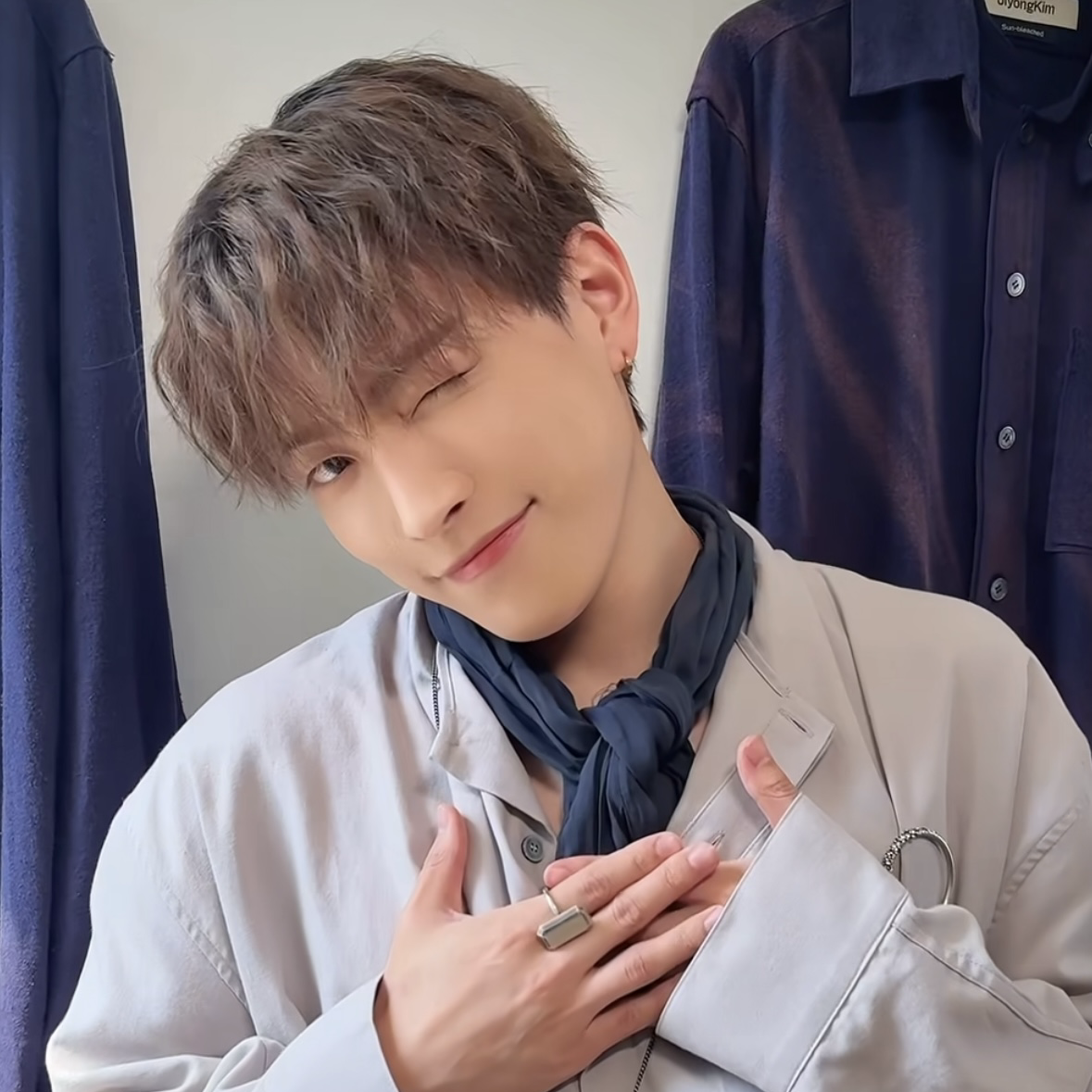 A moment captured by Hongjoong (ATEEZ)'s fan