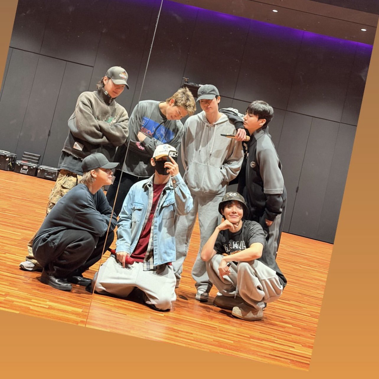 A moment captured by BTS's fan