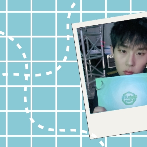 A moment captured by Joohoney (MONSTA X)'s fan