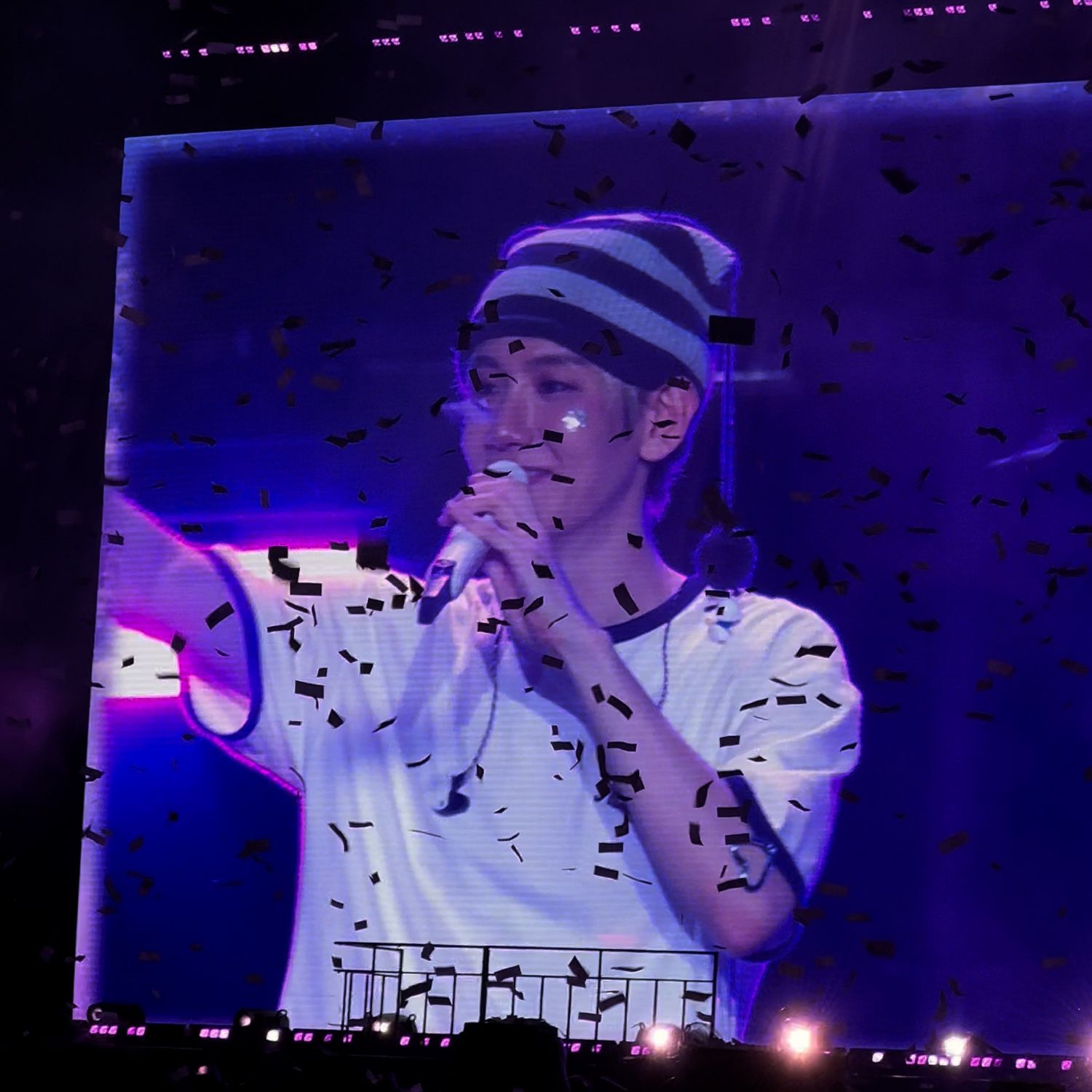 A moment captured by Baekhyun (EXO)'s fan