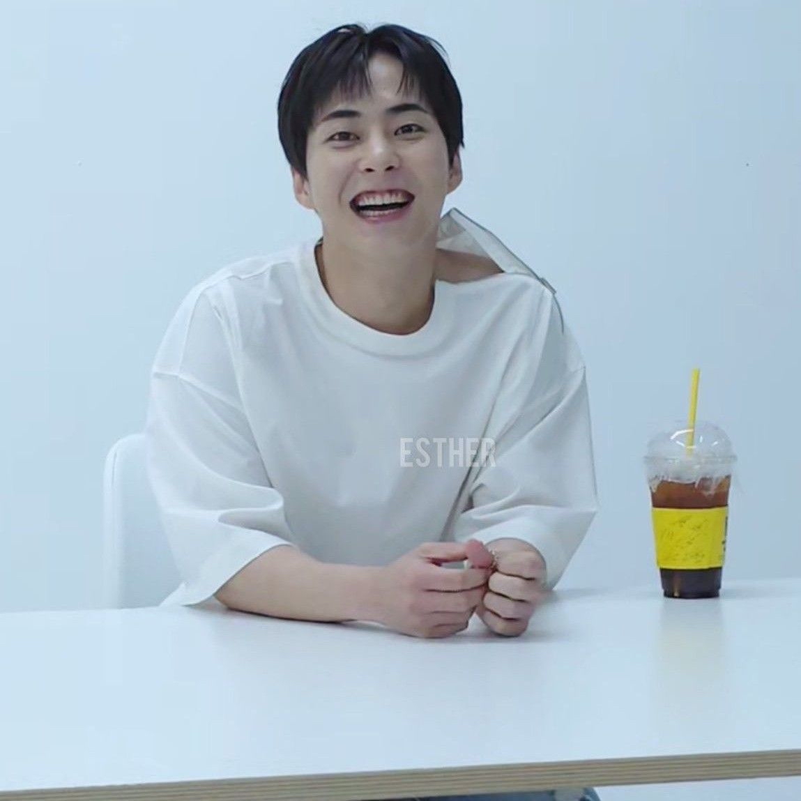 A moment captured by Xiumin (EXO)'s fan