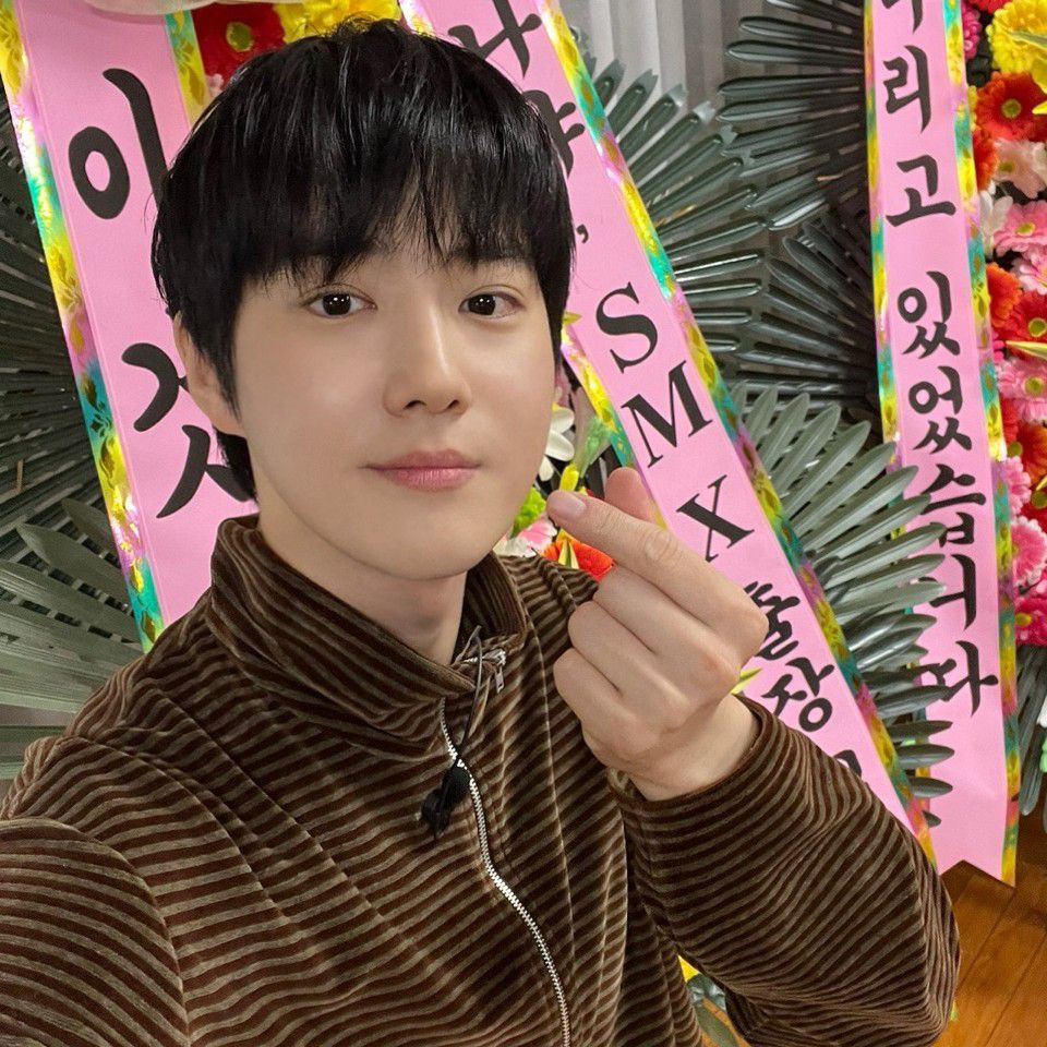 Behind-the-scenes cut of Suho (EXO)