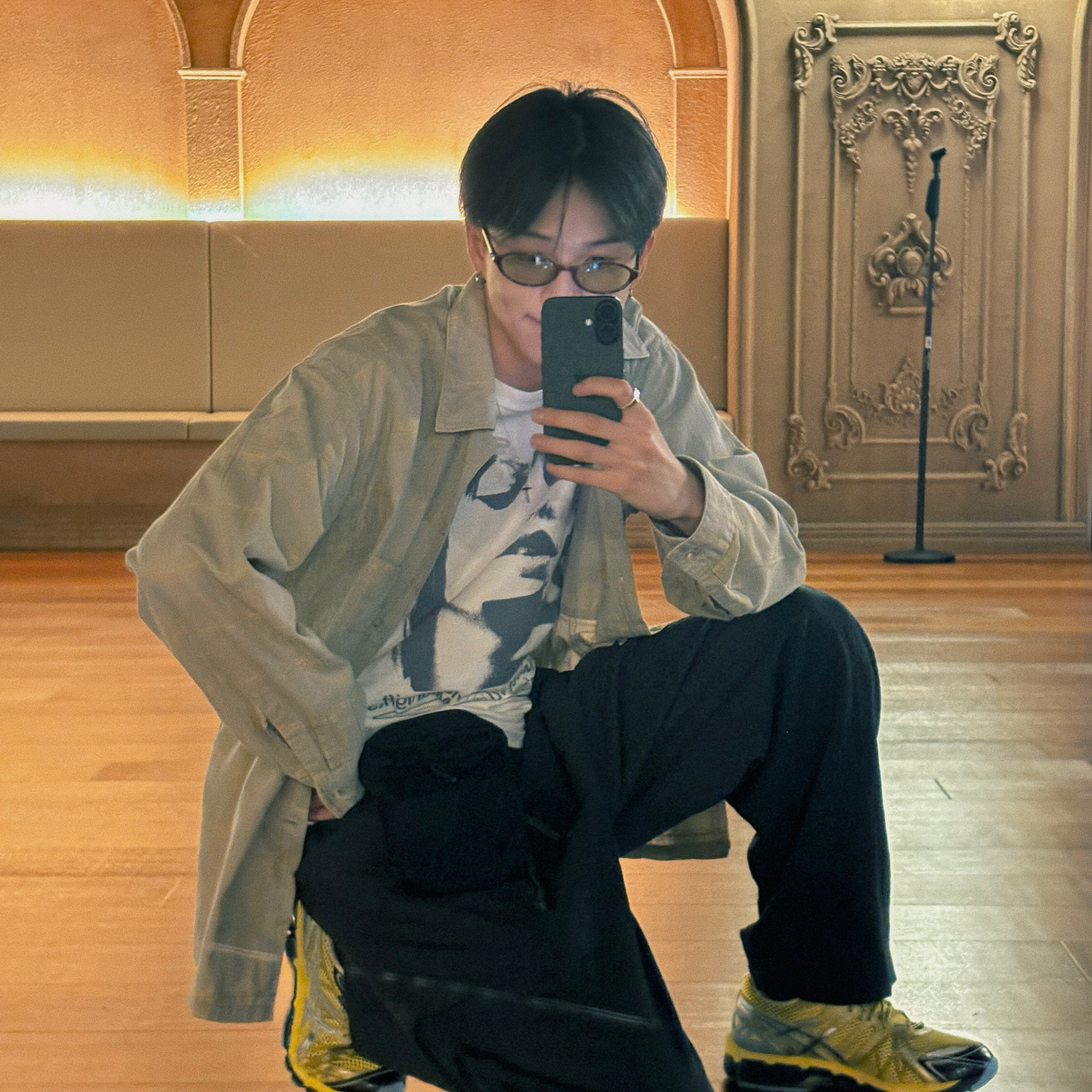 Recent activity shot of Asahi (TREASURE)