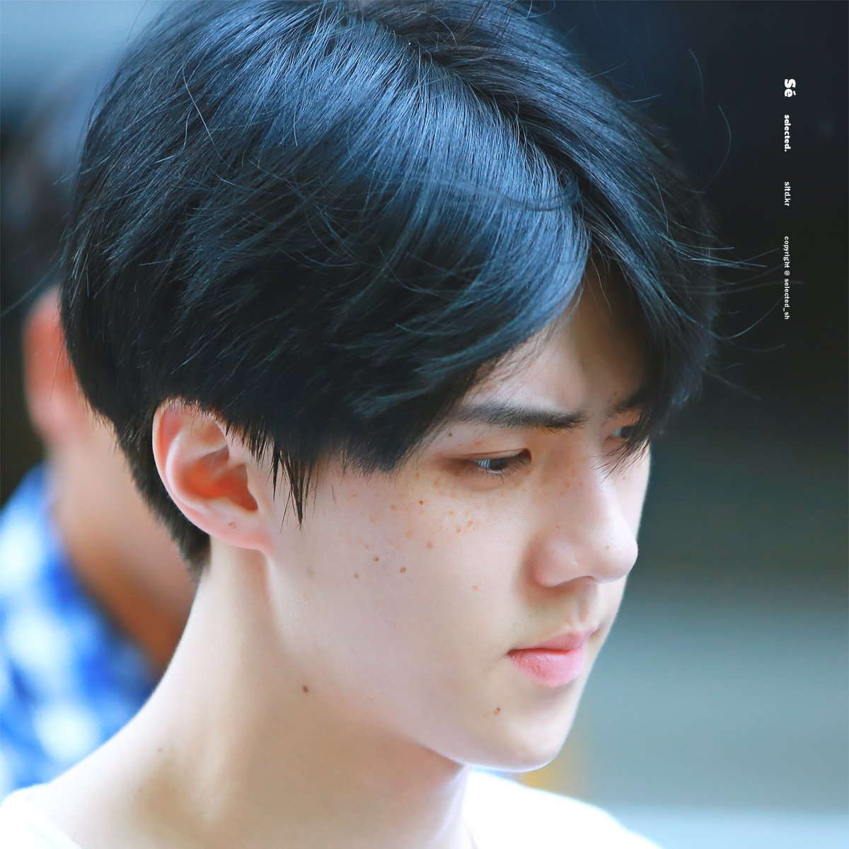 A moment captured by Sehun (EXO)'s fan