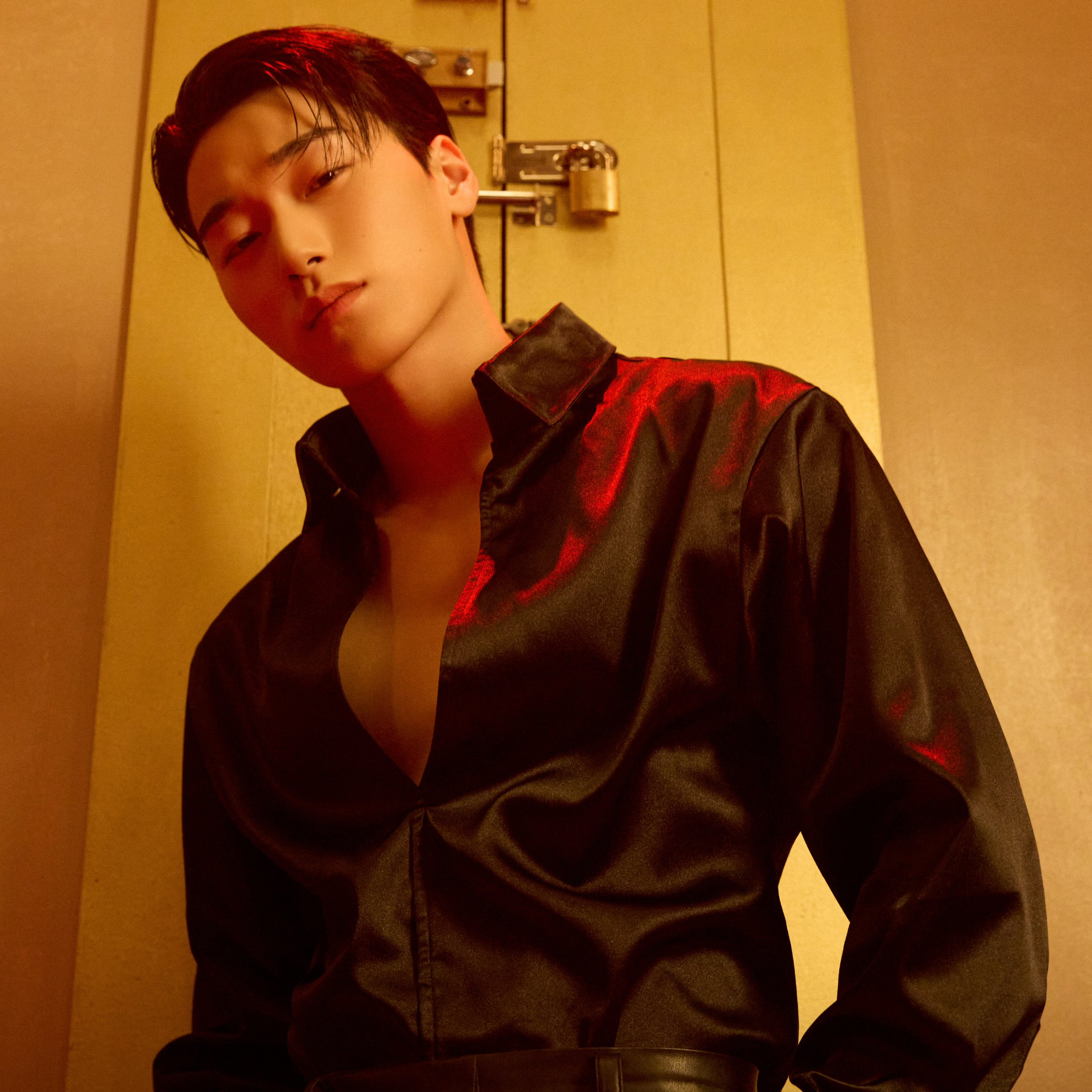 A moment captured by San (ATEEZ)'s fan