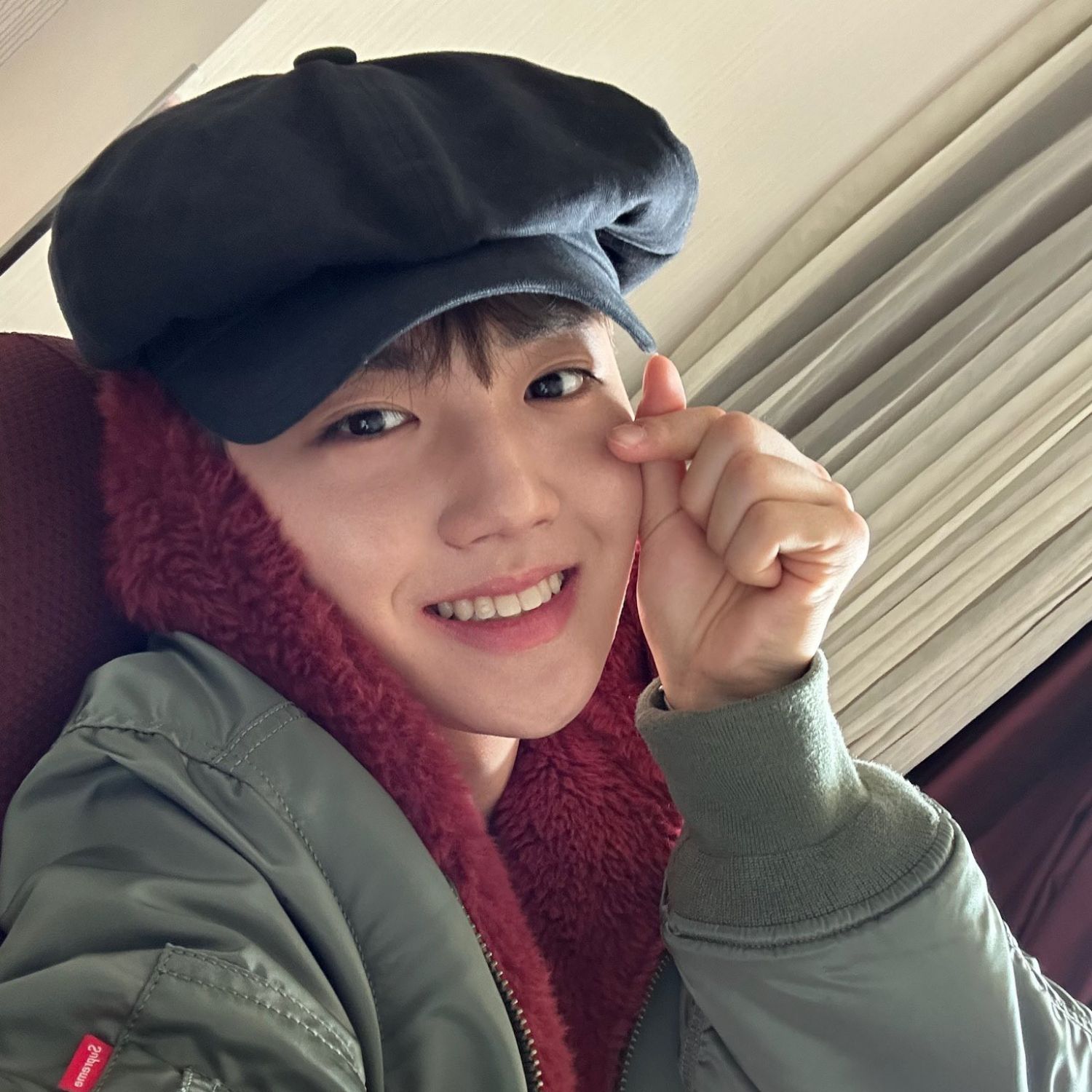 A moment captured by Doyoung (TREASURE)'s fan