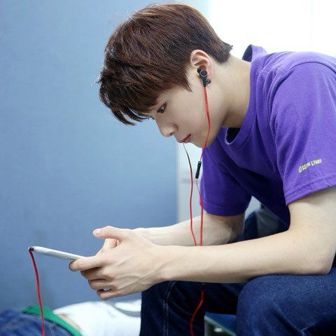 Recent activity shot of Moonbin (ASTRO)