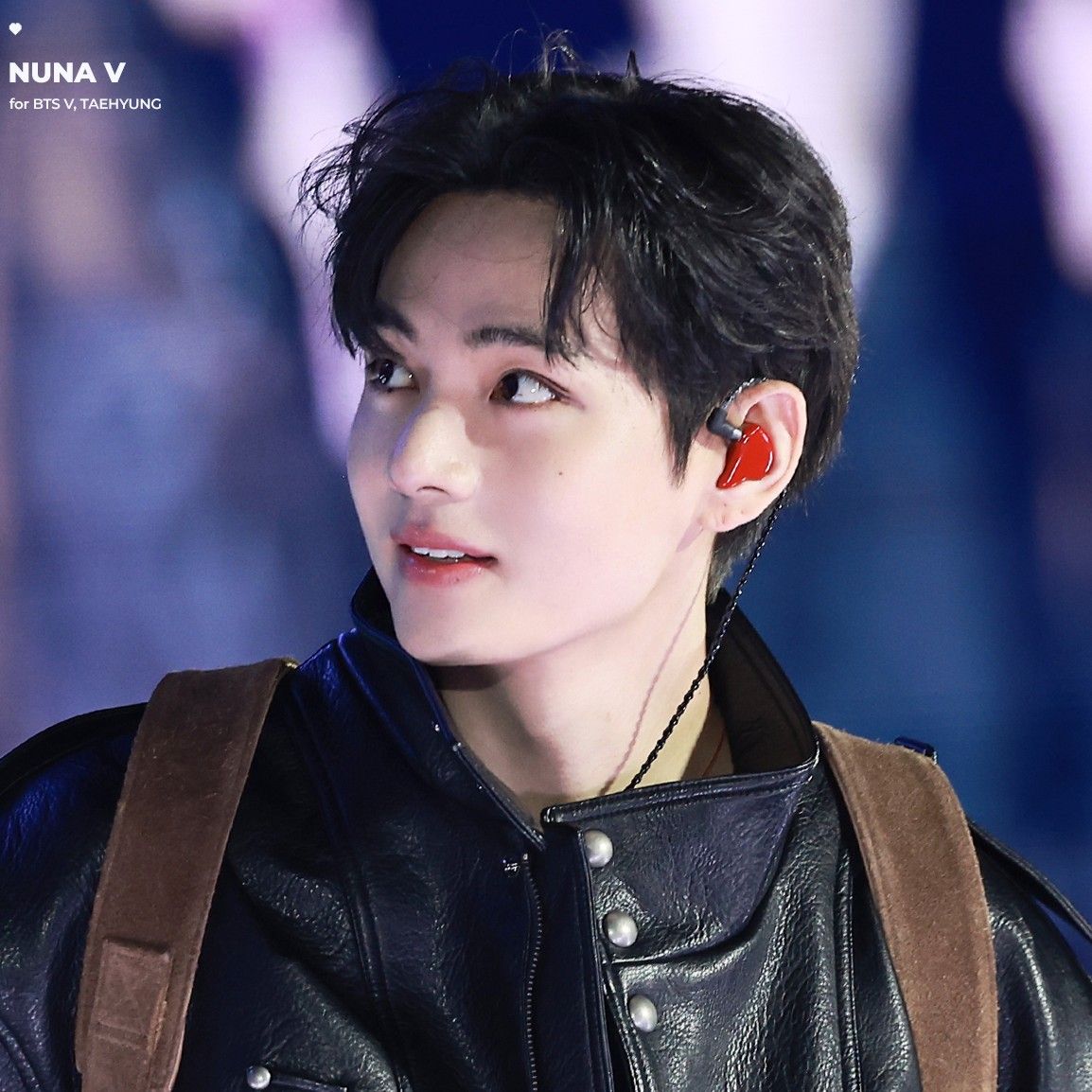 A moment captured by V (BTS)'s fan