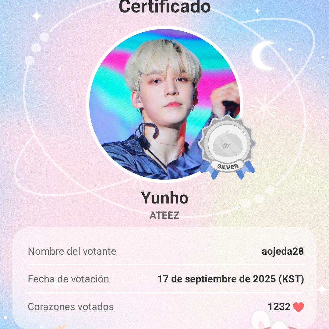 Recent activity shot of Yunho (ATEEZ)