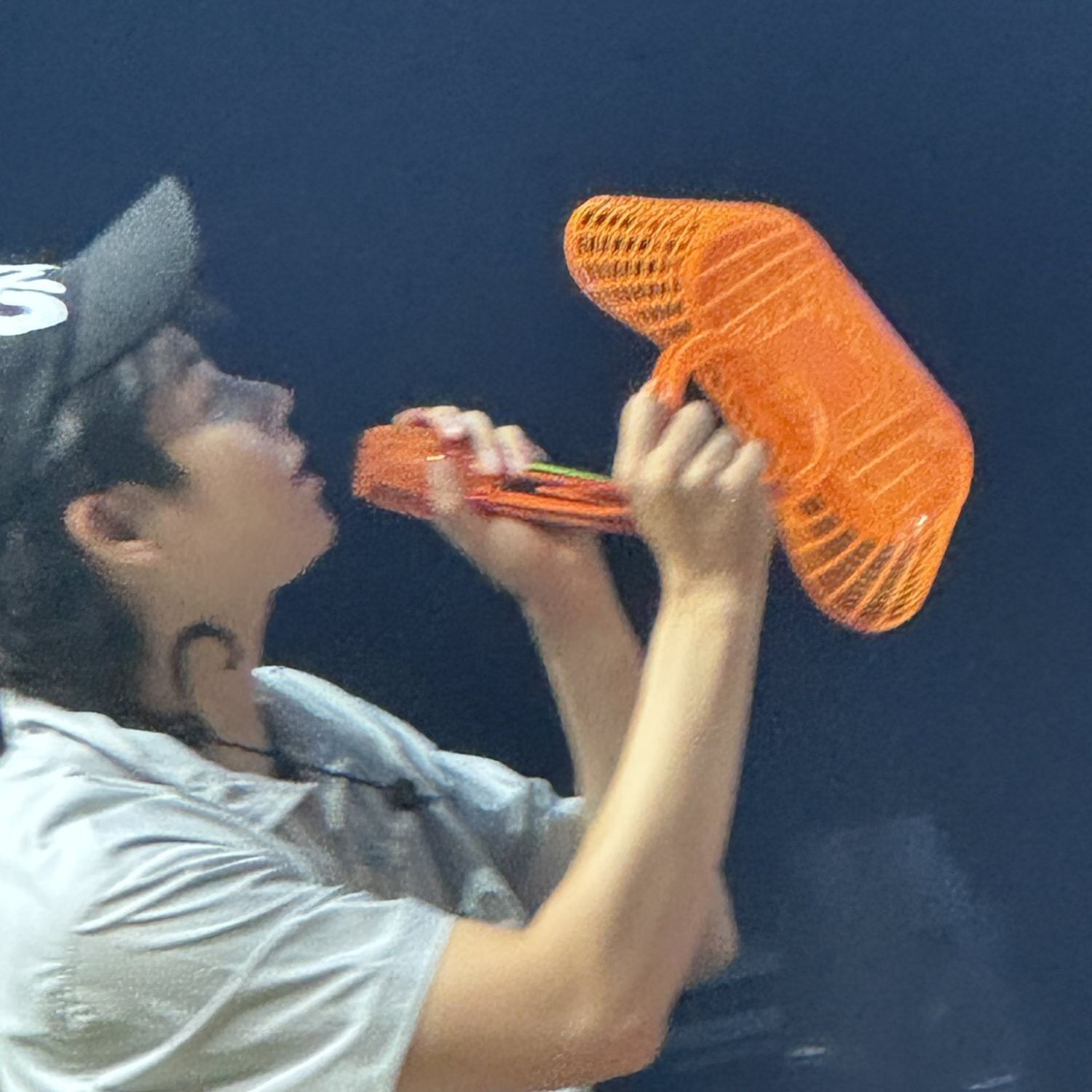 A moment captured by MJ (ASTRO)'s fan