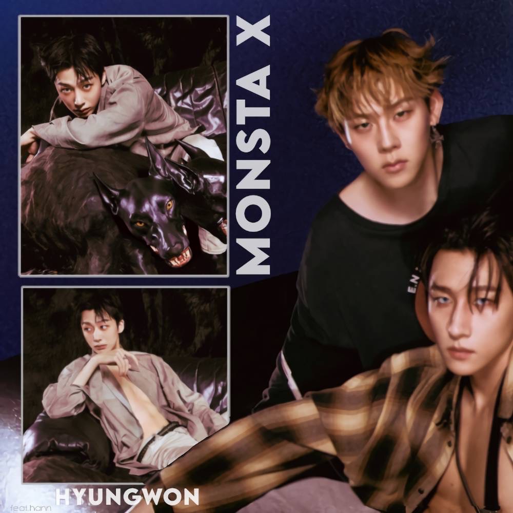 ヒョンウォン (MONSTA X)の舞台裏ショット