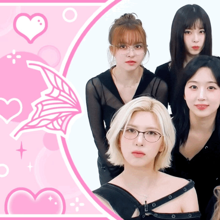 Recent activity shot of NMIXX