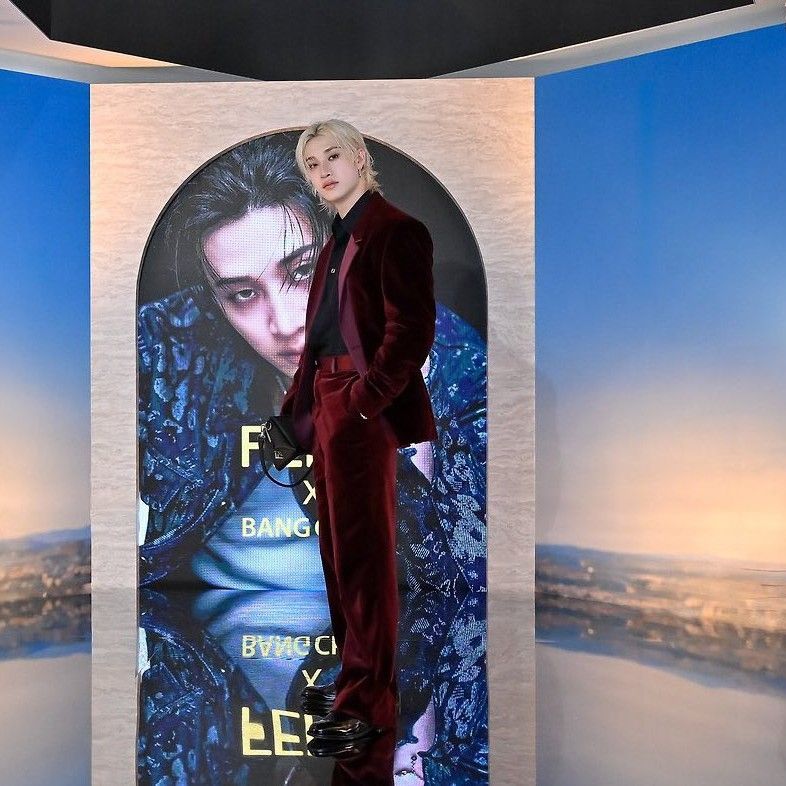 Recent activity shot of Bang Chan (Stray Kids)