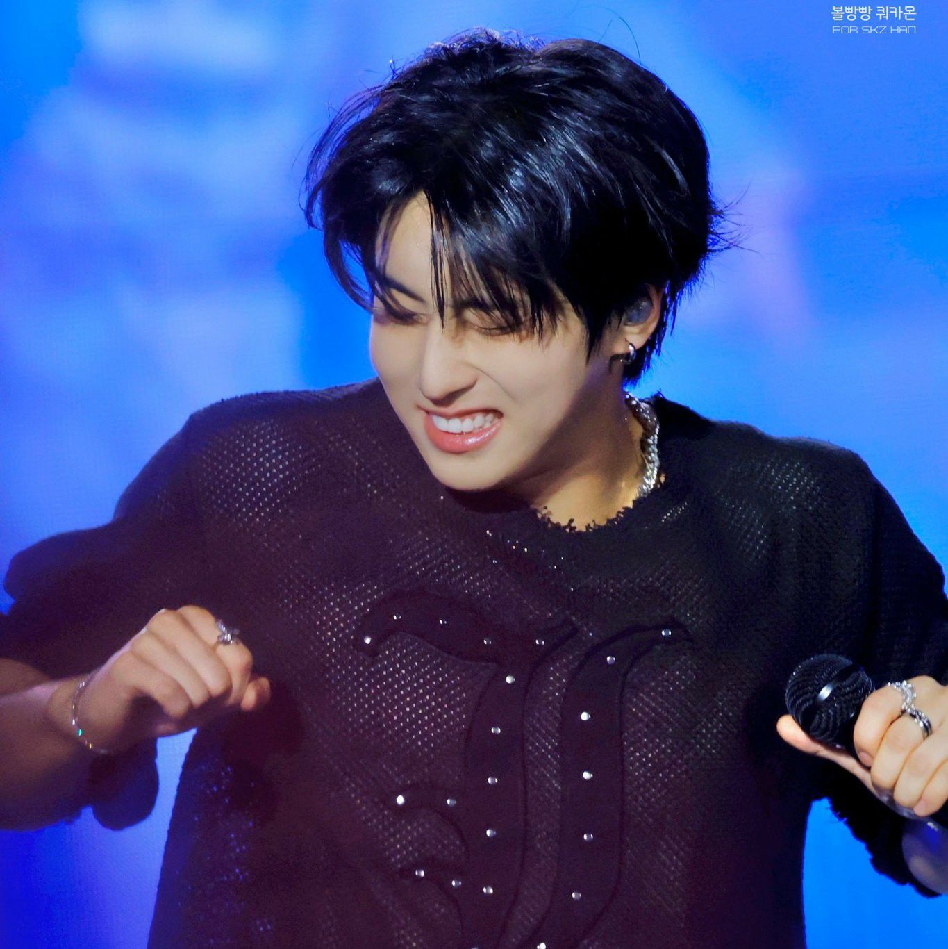 A moment captured by HAN (Stray Kids)'s fan