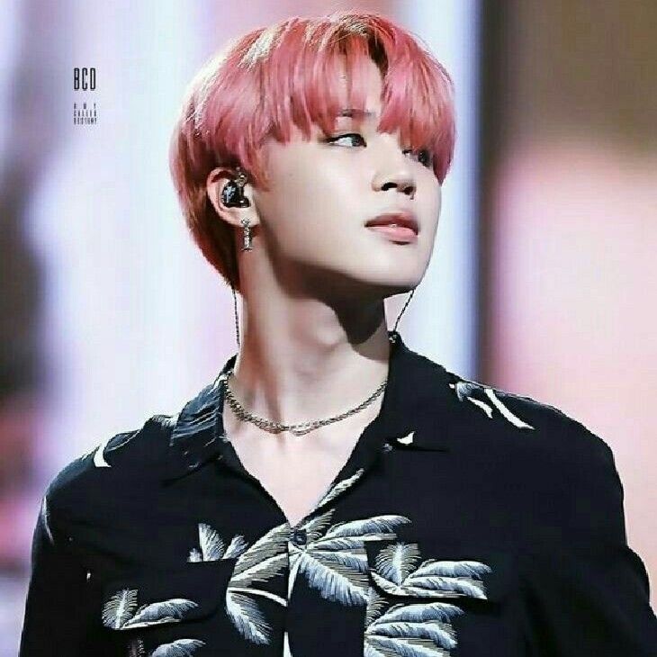 Recent activity shot of Jimin (BTS)