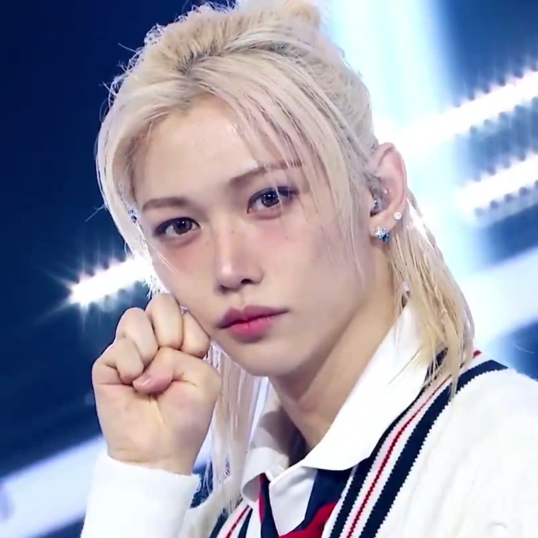A moment captured by Felix (Stray Kids)'s fan