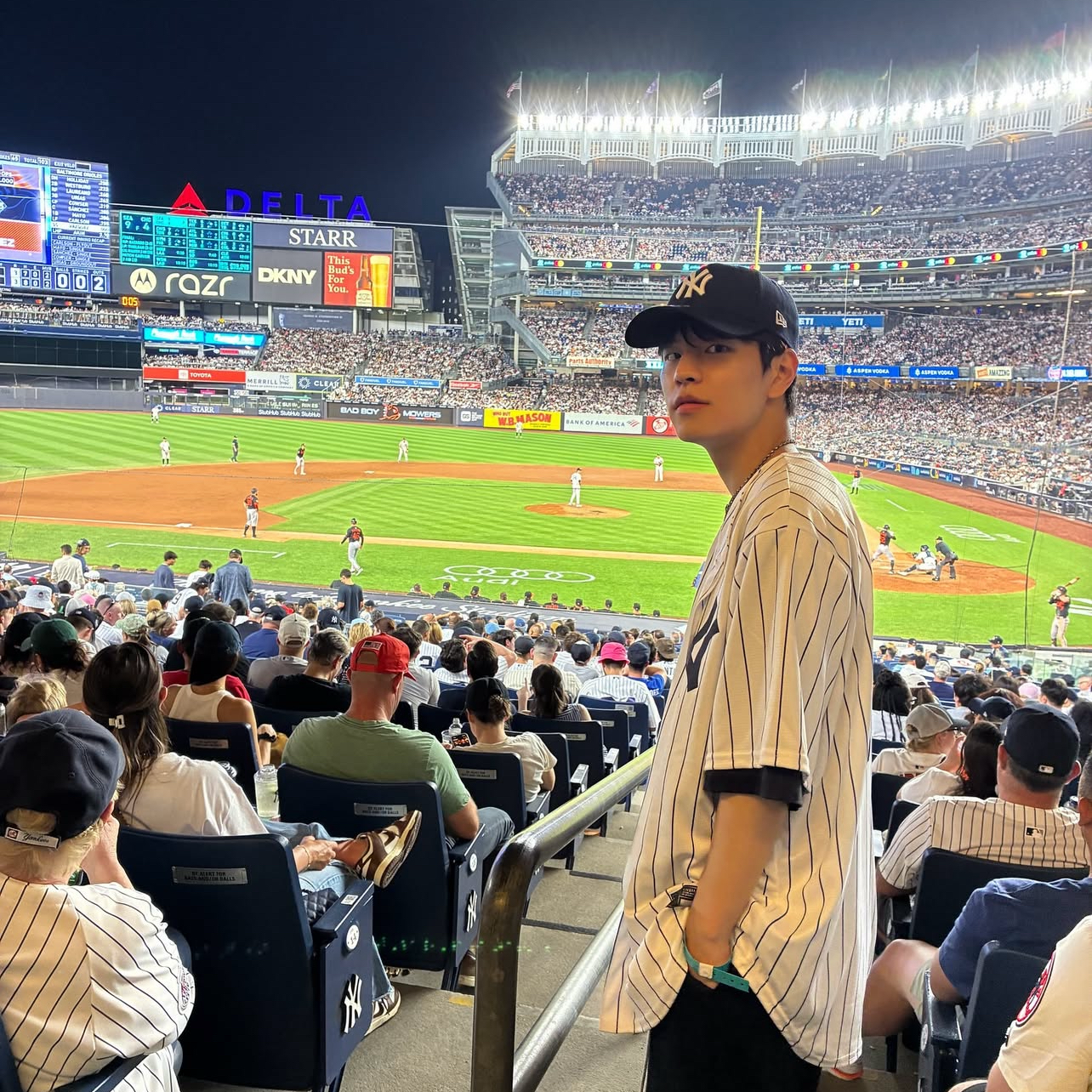 A moment captured by Seungmin (Stray Kids)'s fan