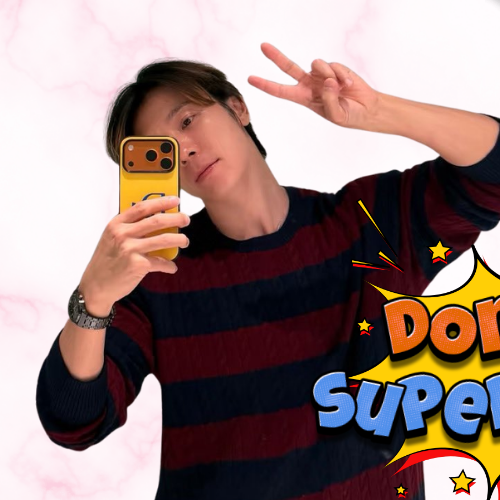 Behind-the-scenes cut of Donghae (Super Junior)