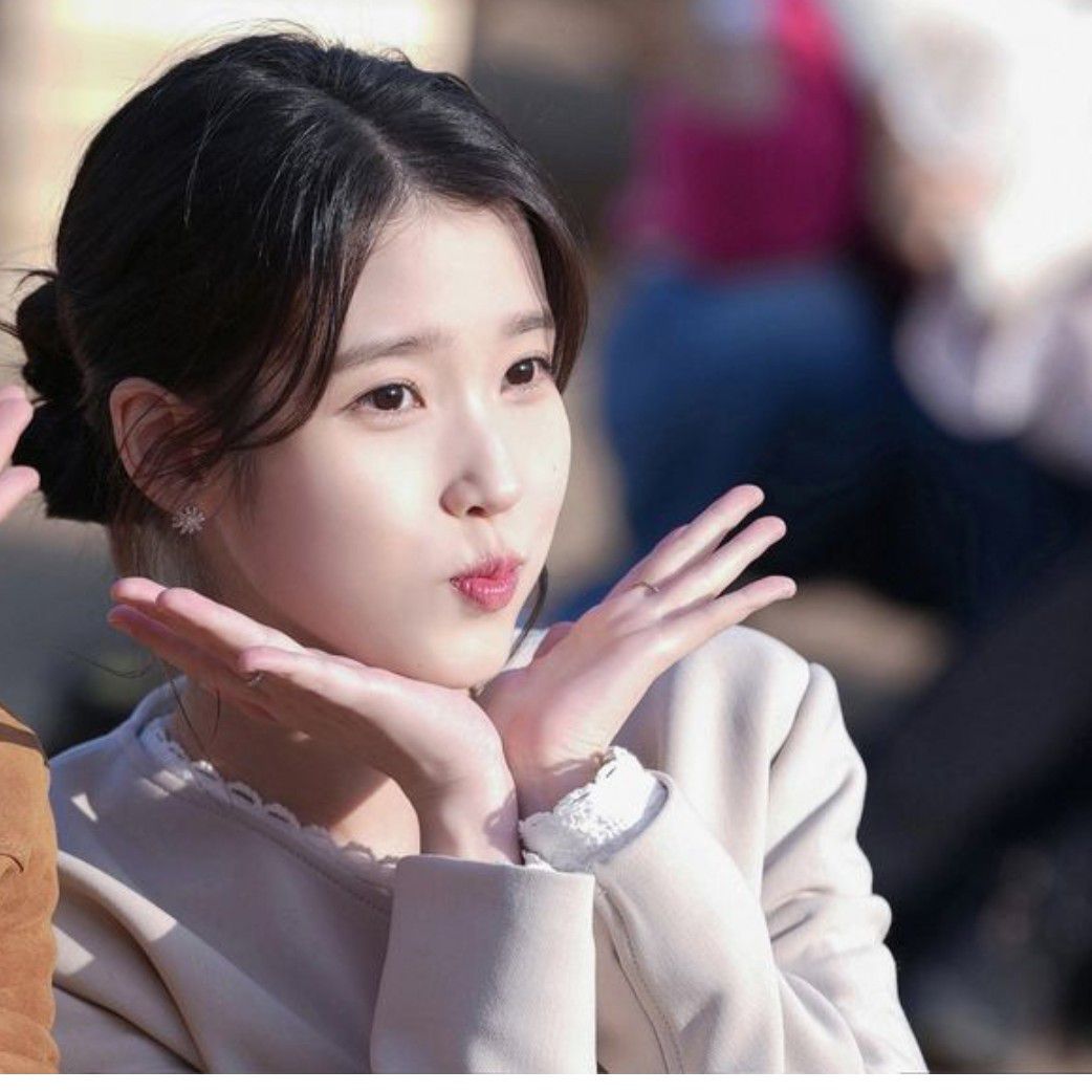 A moment captured by IU's fan