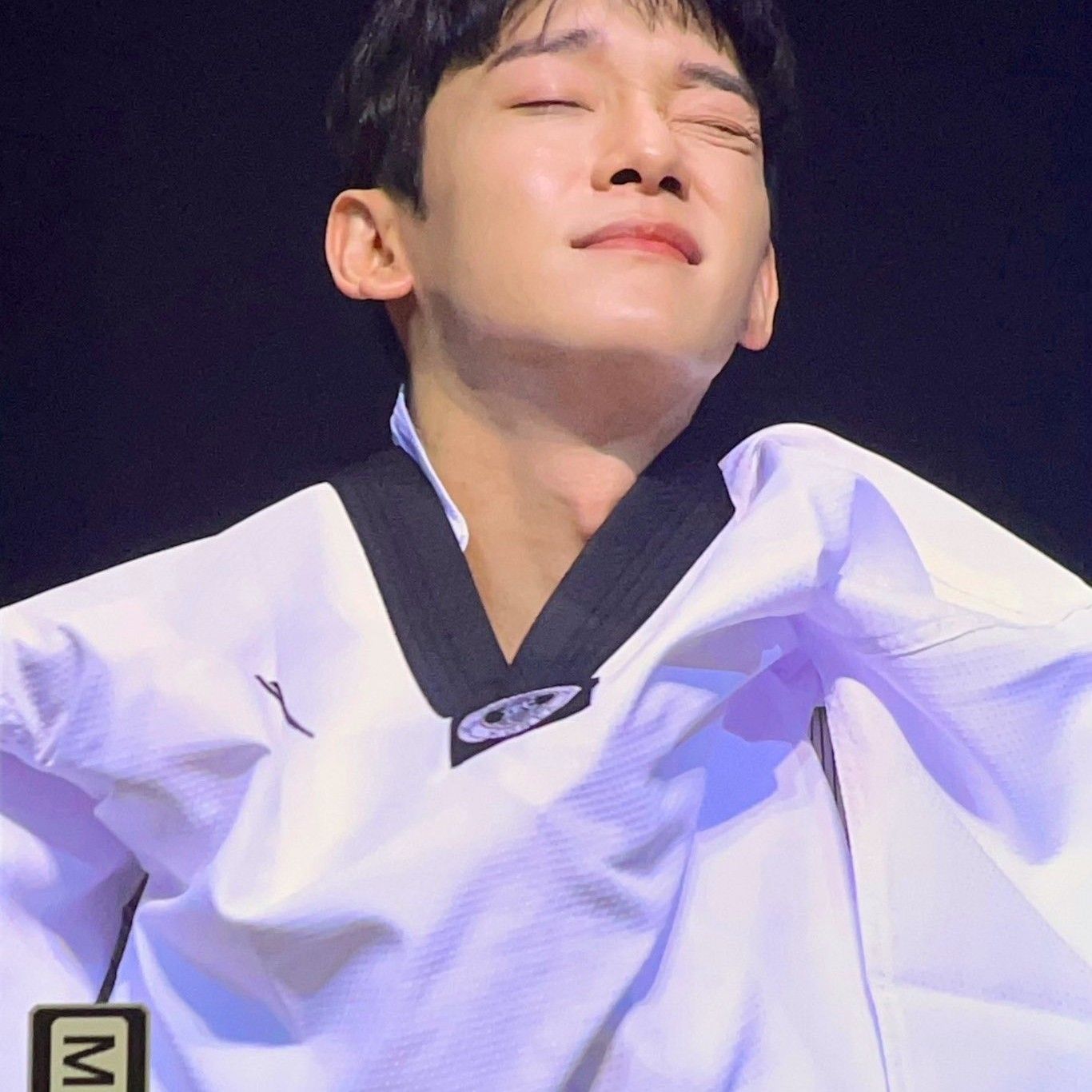 Recent activity shot of Chen (EXO)
