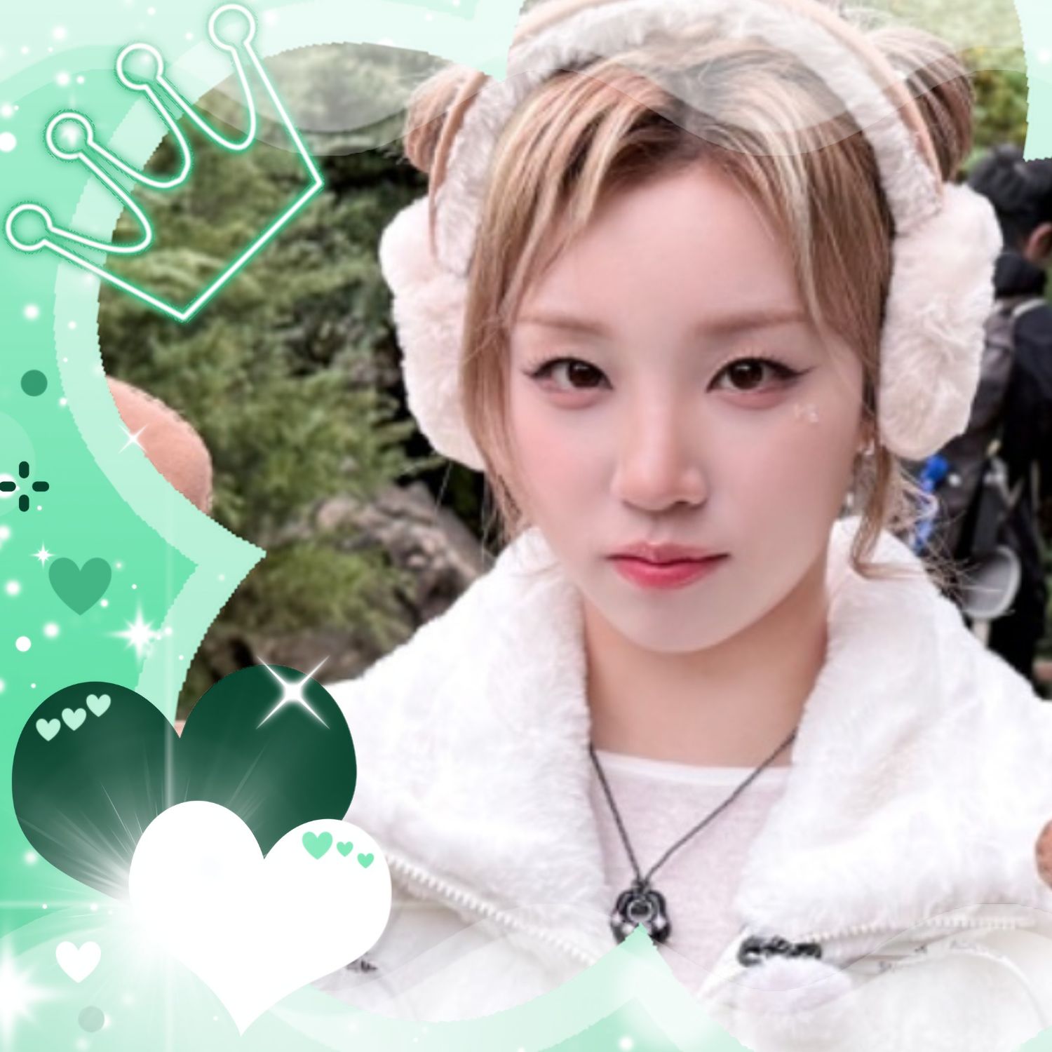 A moment captured by Yuqi (i-dle)'s fan