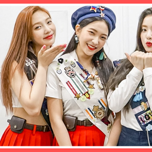 A moment captured by Red Velvet's fan