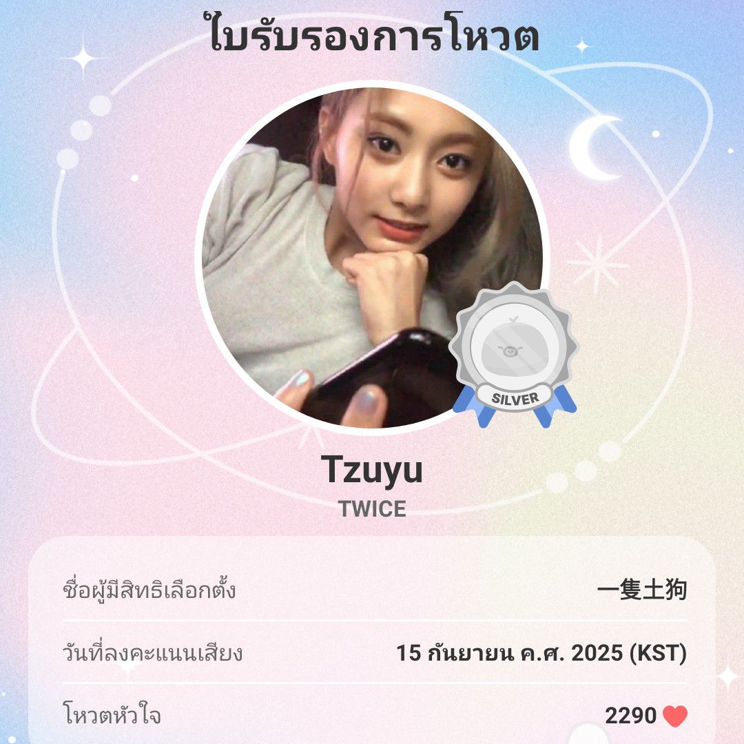 Latest photo of Tzuyu (TWICE)