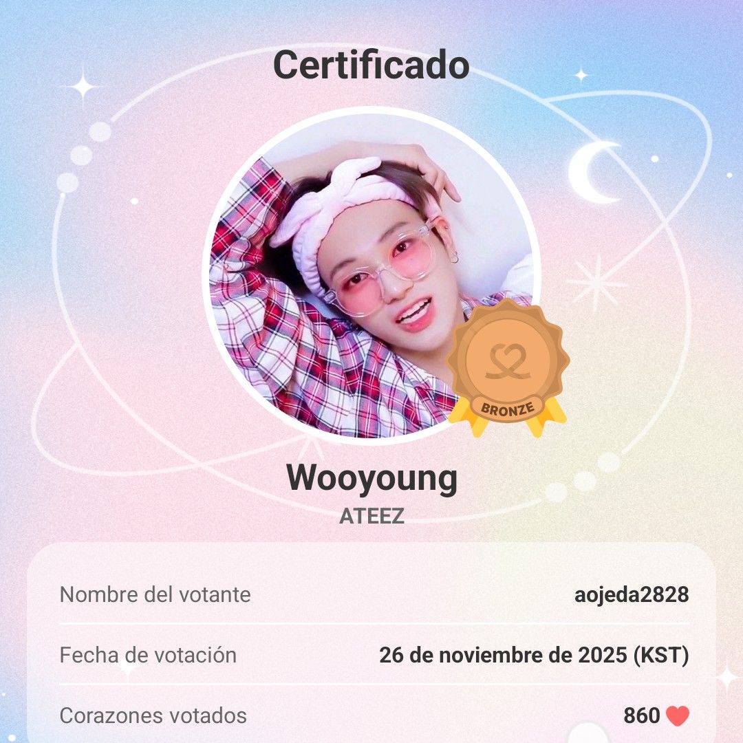 Recent activity shot of Wooyoung (ATEEZ)