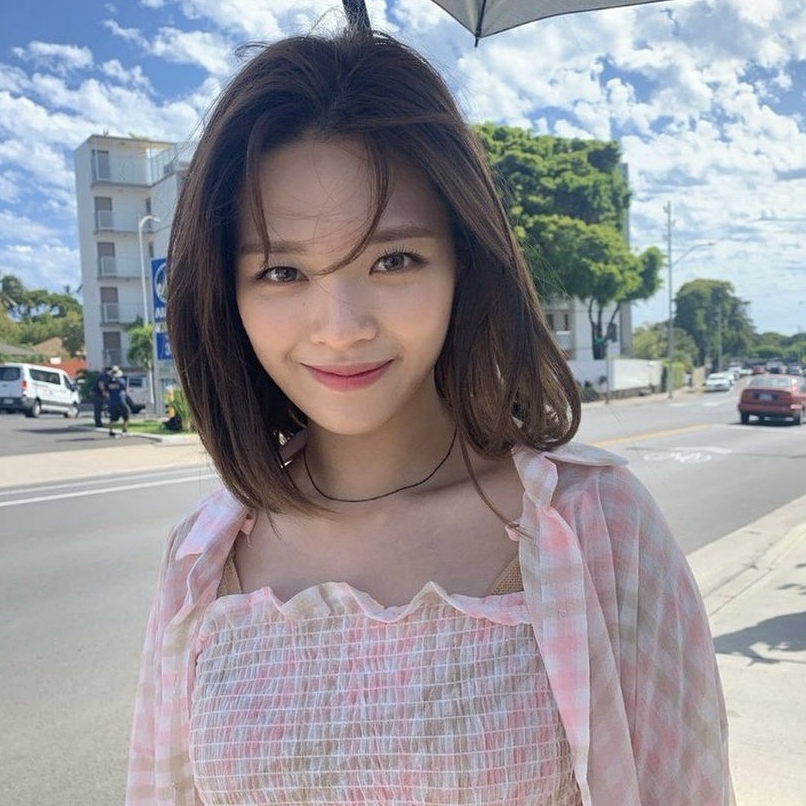 Recent activity shot of Jeongyeon (TWICE)