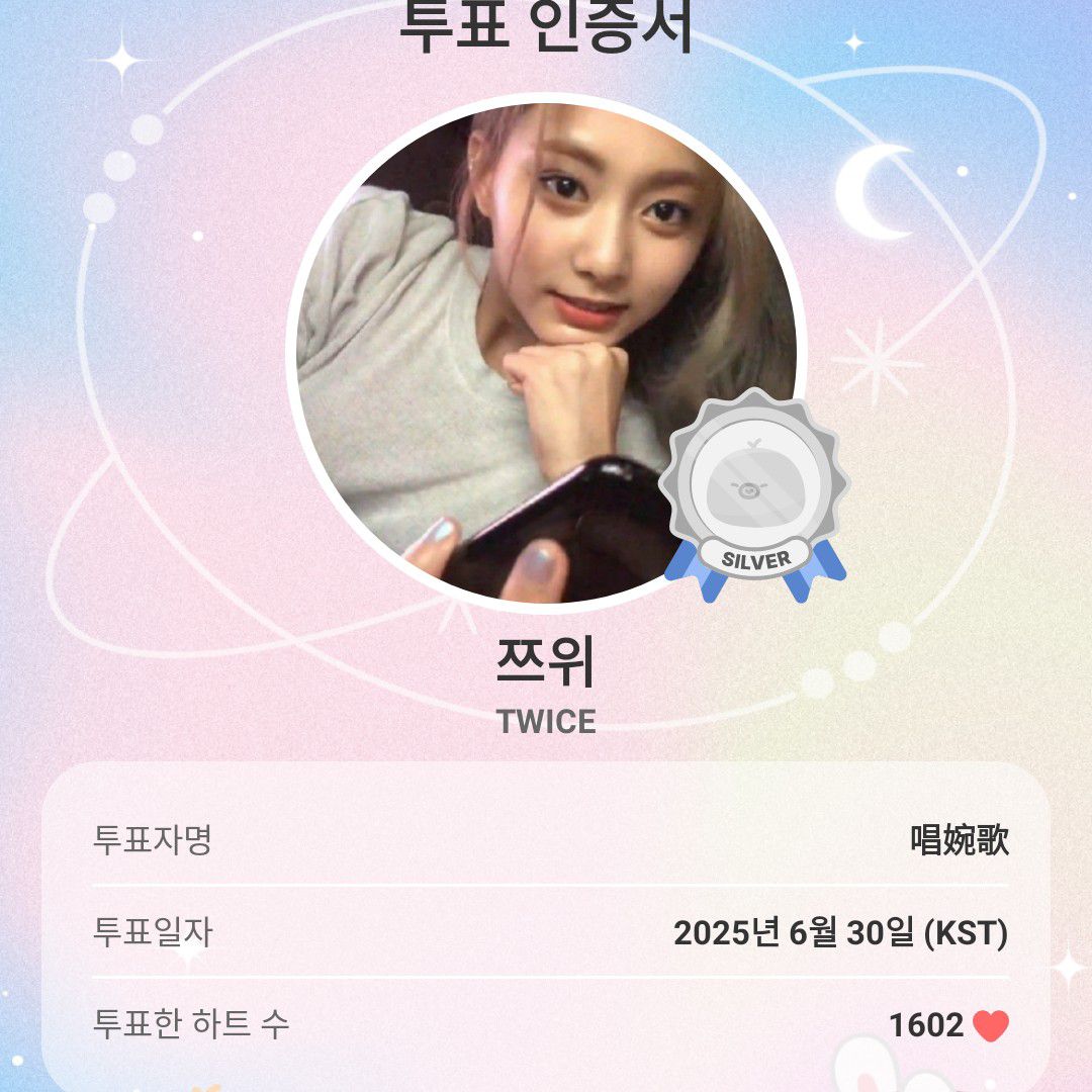 Latest photo of Tzuyu (TWICE)