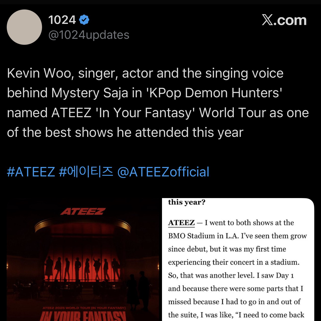 Latest photo of ATEEZ