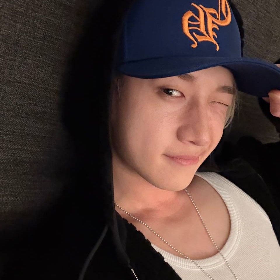 Recent activity shot of Bang Chan (Stray Kids)