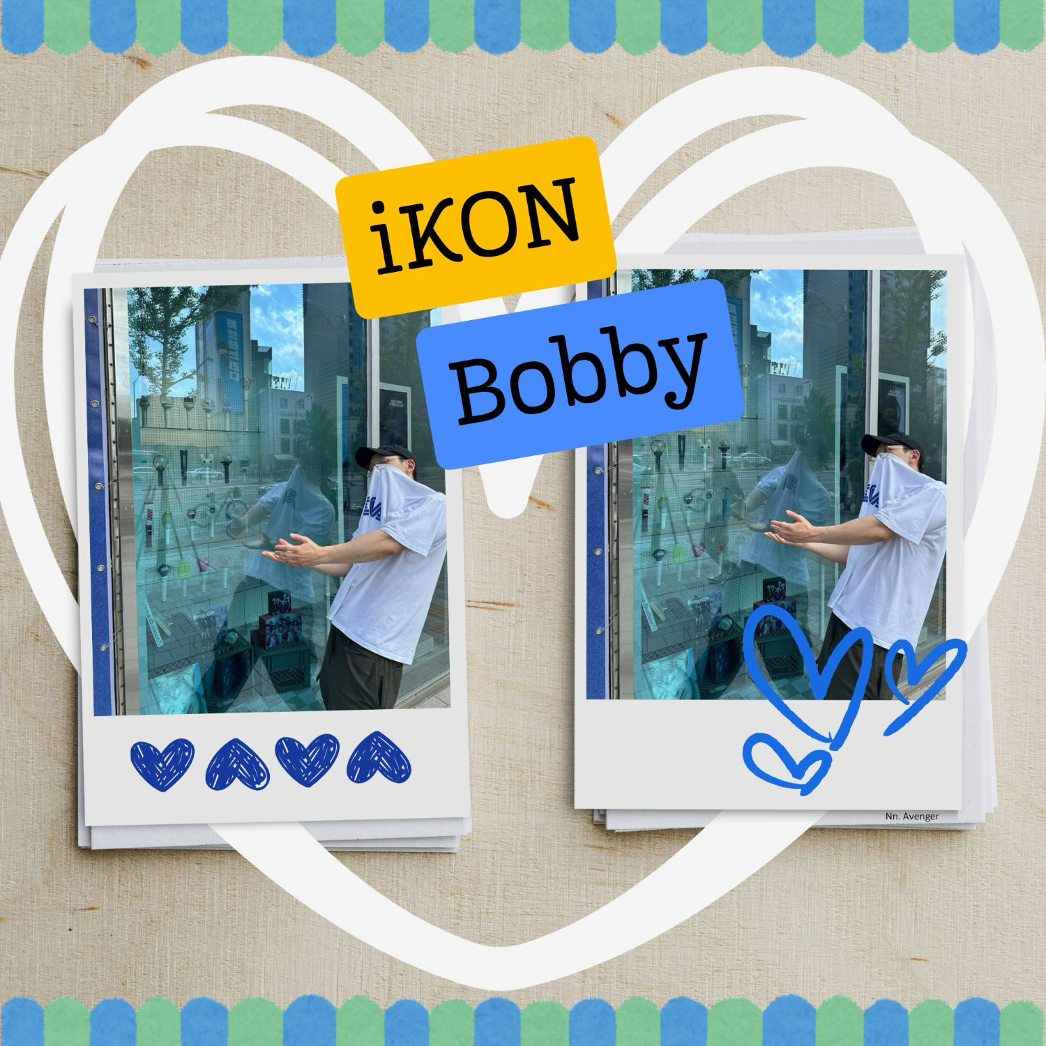 Recent activity shot of BOBBY (iKON)