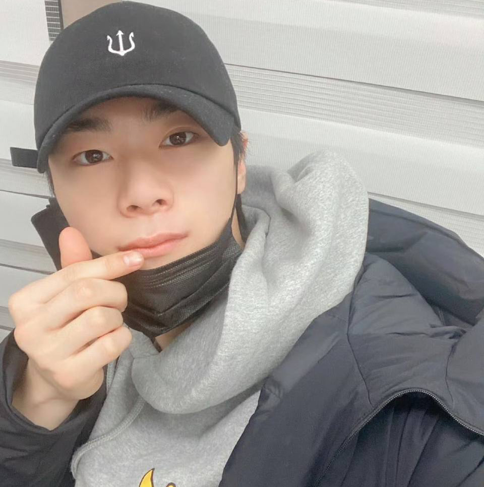 A moment captured by Moonbin (ASTRO)'s fan